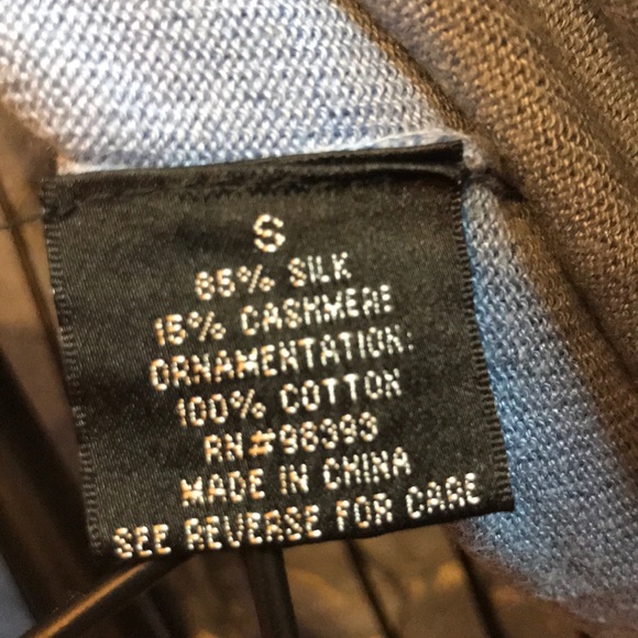 Pamela Dennis Silk Cashmere Women’s Top Small - Picture 5 of 6